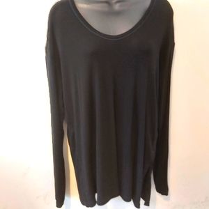 THEORY |  Women's Long Sleeve Top Black Size Medium